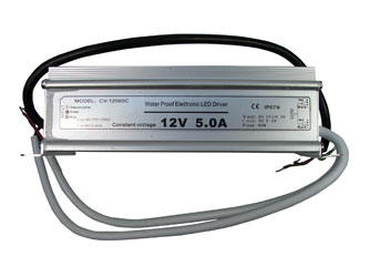 12V DC 5.0A Waterproof Transformer