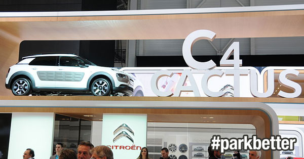 The Citroen C4 Cactus at a trade show. Image credit: Norbert Aepli, Switzerland.