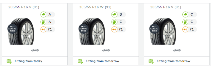 tyre comparison
