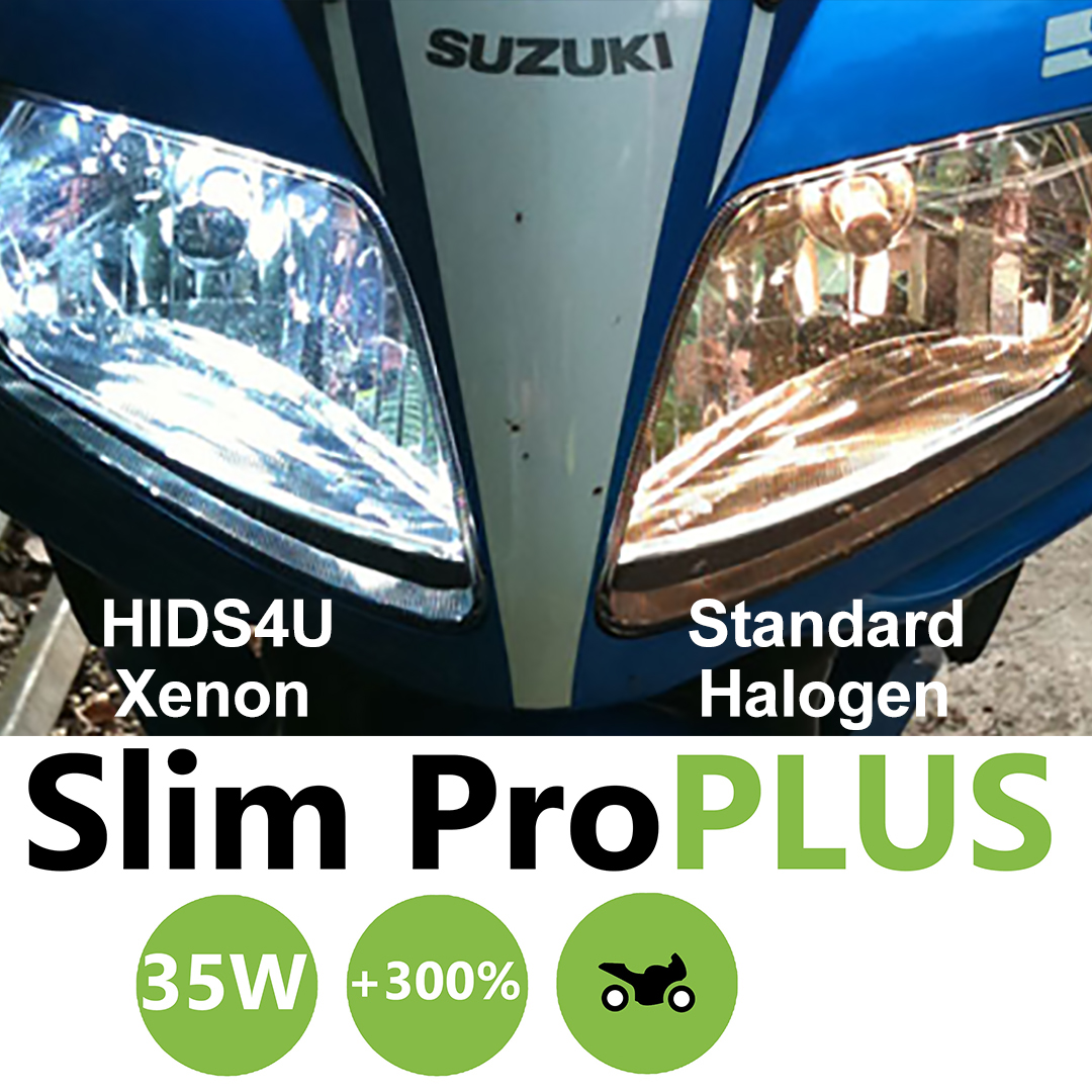 H11 Xenon HID conversion kit slim fit for motorcycles HIDs 4U