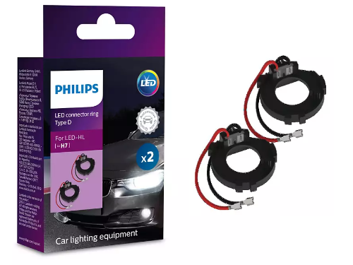 Philips H7 LED Bulb Holder - VW Golf MK7 Models (Pair) - 11172DX2