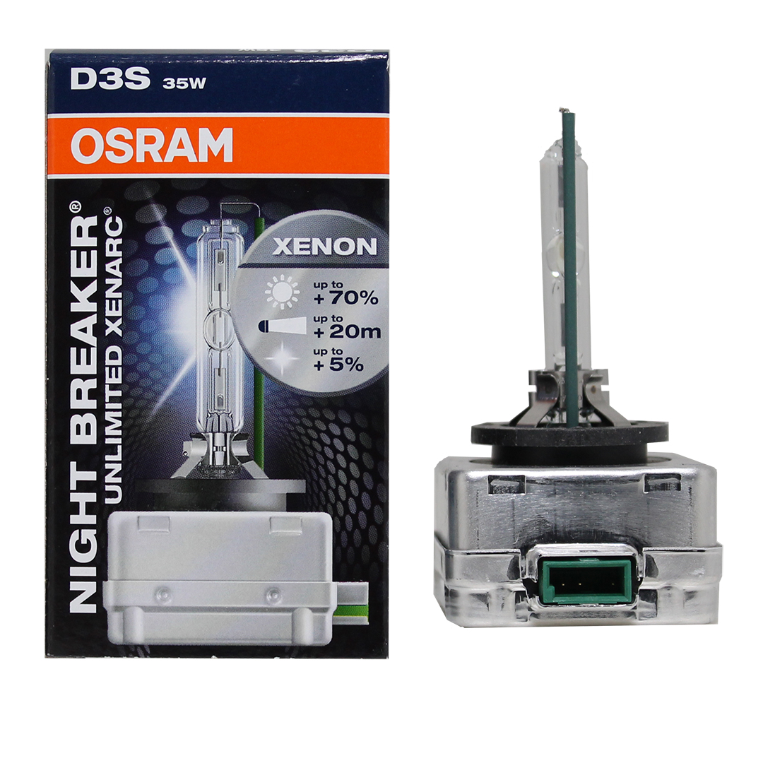 D3S OSRAM Night Breaker Unlimited Xenarc +70% 35W 4300K Xenon HID Bulb