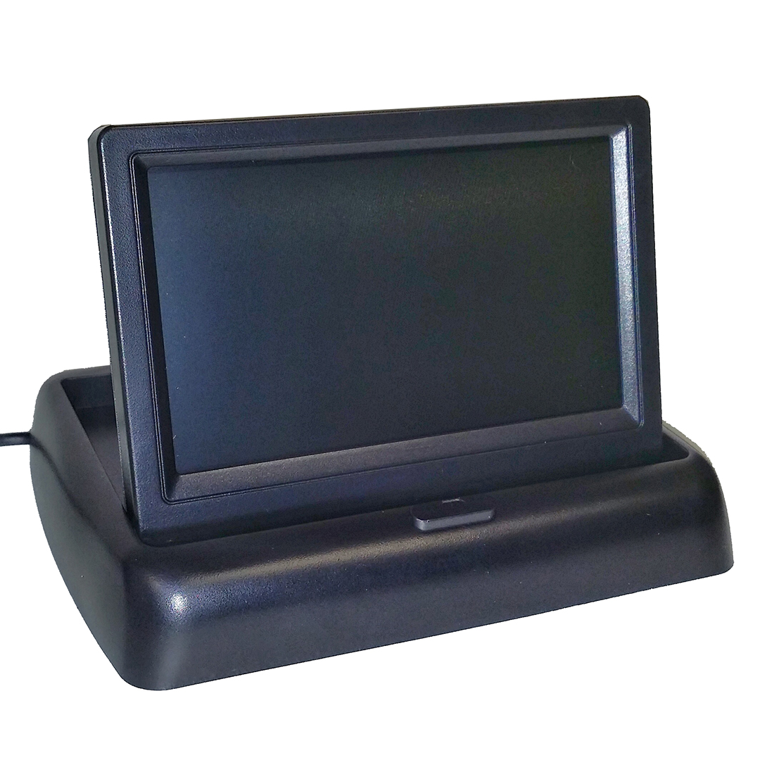 4.3 Inch PopUp HighRes LCD Monitor for reversing camera or DVD
