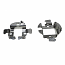 Metal Xenon HID Headlight Bulb Clips (Pair)