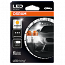 501 OSRAM Long Life LED 12V W5W Amber Wedge Bulbs (Pair) 