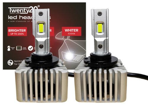 D3S / D3R Twenty20 Impact LED 12V 55W Headlight Bulbs (Pair)