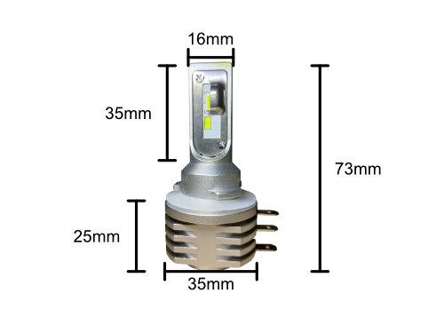 H15 Twenty20 Compact LED Headlight Bulbs (Pair)