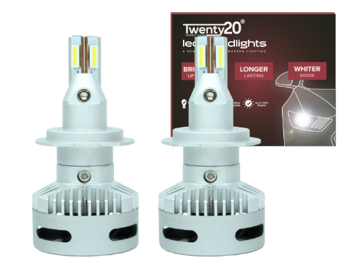 H7 Twenty20 Projector LED Headlight Bulbs | For Projector Headlights Only
