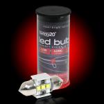 269 Twenty20 Impact Cree LED 12V 30mm Canbus Number Plate & Interior Festoon Bulb