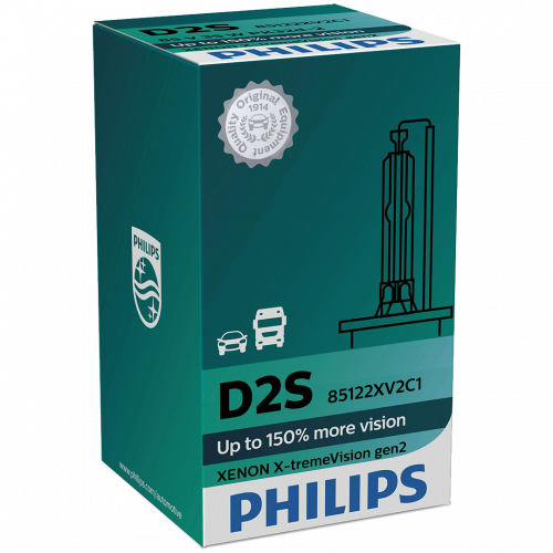 D2S Philips X-treme Vision Gen2 35W 4800K Xenon HID Bulb