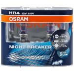 HB4 OSRAM Night Breaker Plus +90% Upgrade Xenon Headlight Bulbs (Pair) - NEW