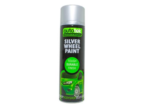 Autotek Car Alloy Wheel Spray Paint Silver 500ml