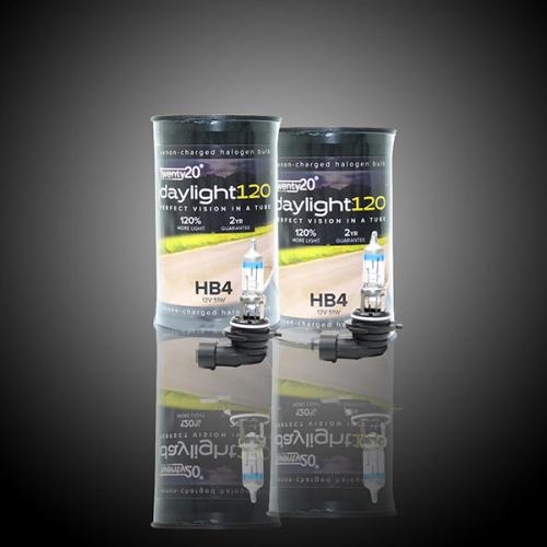  HB4 Twenty20 Daylight120 +120% 12V 51W 9006 Halogen Bulbs (Pair)
