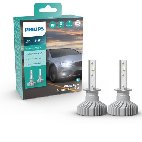 H1 Philips Ultinon Pro5100 LED Headlight set (Pair)