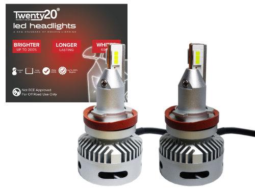H11 Twenty20 Projector LED Headlight Bulbs (Pair)