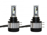 Akozon LED Headlight 2pcs Aluminum Plastic Super Bright Car Auto Mini LED Headlight