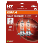 H7 Osram NIGHT BREAKER SILVER +100% TWIN PACK