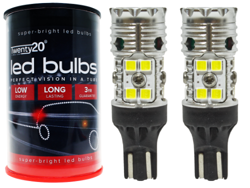 955 / 921 Twenty20 Impact Canbus LED 12V W16W White Bulb