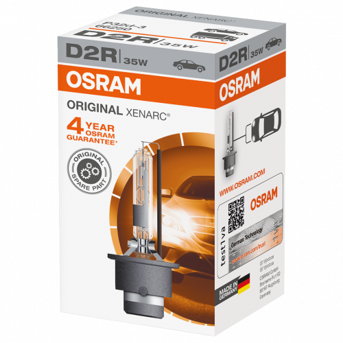 D2R OSRAM Original Xenarc Standard Replacement 35W 4300K Xenon HID Bulb