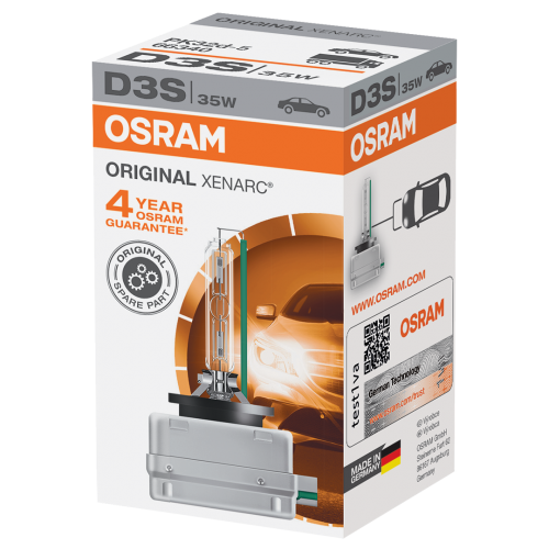 D3S OSRAM Original Xenarc Standard Replacement 35W 4100K Xenon HID Bulb