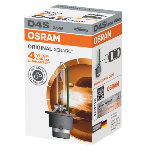 D4S OSRAM Original Xenarc Standard Replacement 35W 4100K Xenon HID Bulb