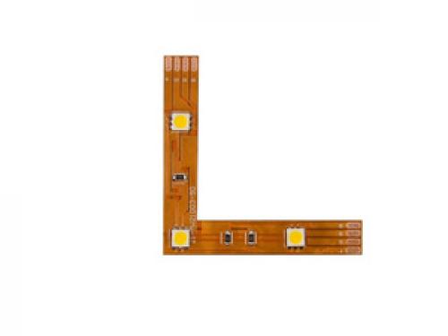 SMD3528 and 5050 LED lighting Strips - 90 Degree Corner Connectors - Warm White