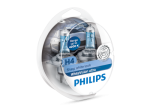 H4 Philips WhiteVision Ultra 12V 60/55W Bulbs (Pair) 