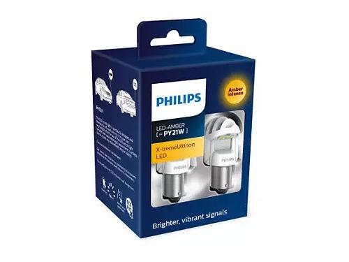Philips X-treme Ultinon Gen2 581 PY21W LED in Amber (Pair)