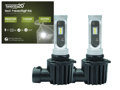 HB4/9006 Twenty20 Compact LED Headlight Bulbs (Pair)