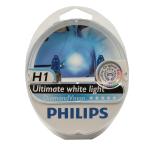 H1 Philips Diamond Vision 12V 55W 448 Halogen Bulbs (Pair)