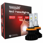 H11/H8/H16 Twenty20 Impact LED 12V Headlight Bulbs (Pair)