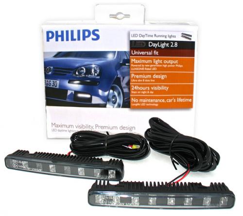 Philips DRL LED Daylight 2.8 Running Lights LED Daytime  