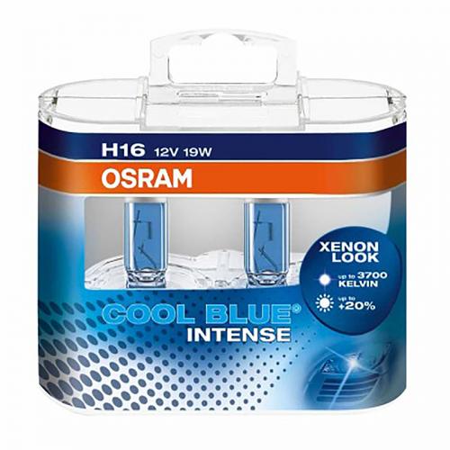 H16 OSRAM Cool Blue Intense 12V 19W Halogen Bulbs (Pair)