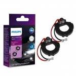Philips H7 LED Bulb Holder - Various VW Golf Models (Pair) - Type D Connector Ring