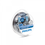 H4 Philips WhiteVision Ultra 12V 60/55W Bulbs (Pair) 