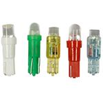 286 HIDS4U 1 LED 12V T5 Dashboard & Panel Wedge Bulb (White, Red, Blue & Amber)