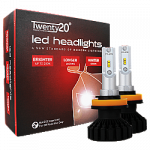 H11/H8/H16 Twenty20 Impact LED 12V Headlight Bulbs (Pair)